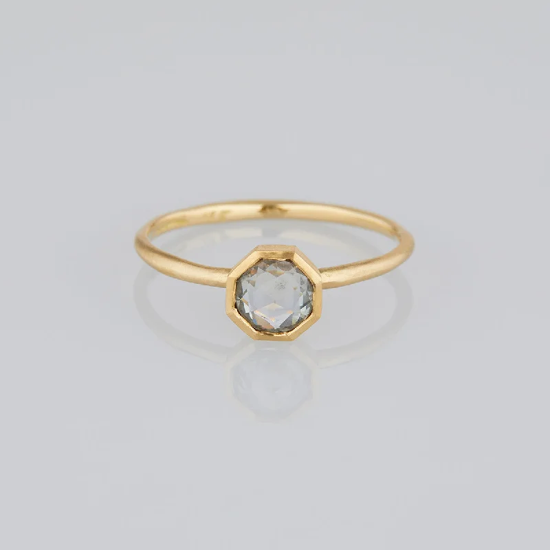 Trending Jewelry Now At Unbeatable Prices SR50-OOAK | 0.54 Carat One-of-a-Kind Rose Cut Pale Pink Sapphire Ring
