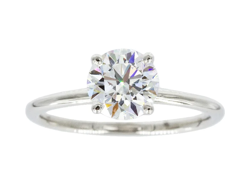 Jewelry Sale – Exclusive Styles At Lower Prices Classic Round White Diamond Solitaire Ring