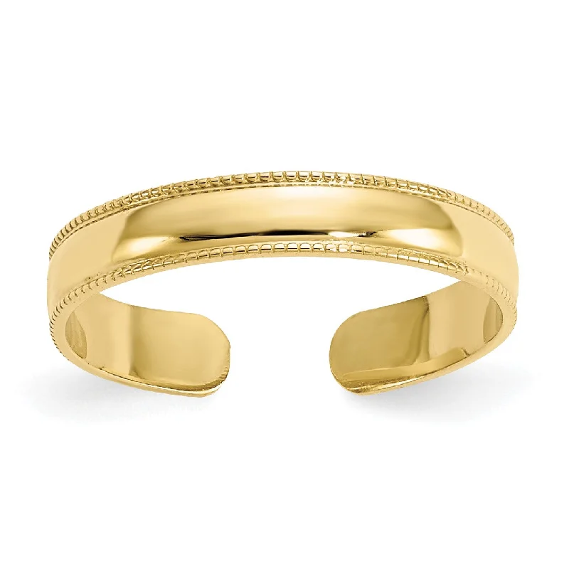 Exclusive Jewelry Markdowns – Limited-Time Offer 10KT Yellow Gold Adjustable Toe Ring