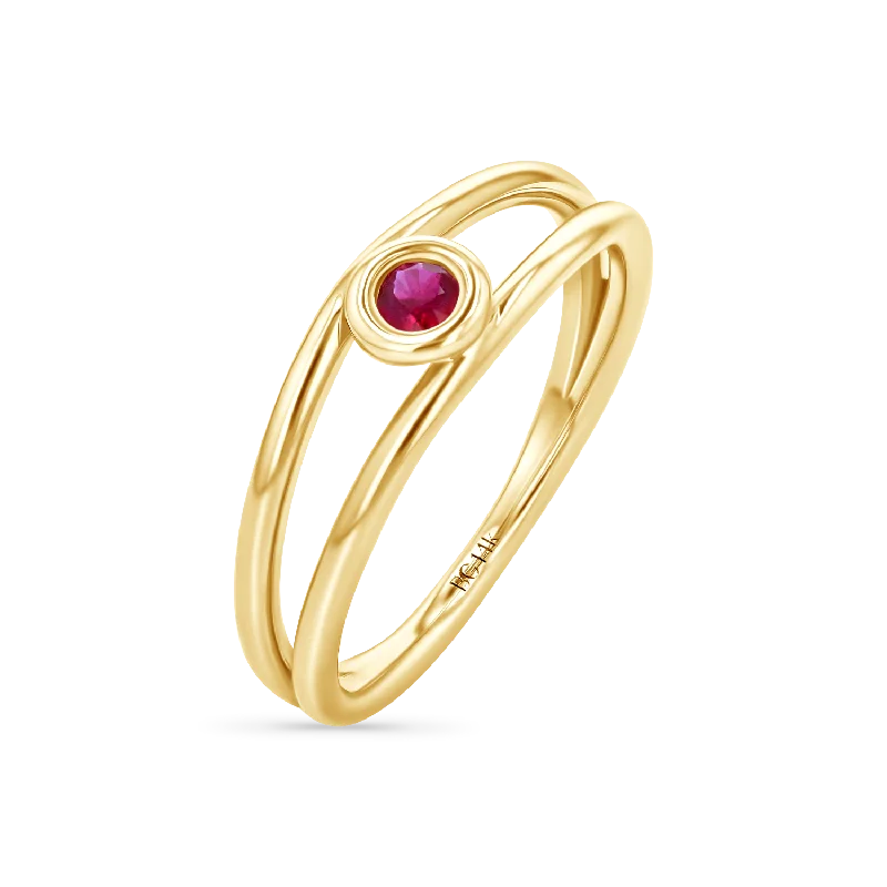 Accessorize For Less – Luxury Jewelry At Affordable Prices Bubble Solitaire Ruby Ring