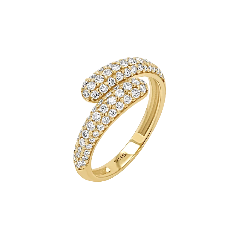 Your Perfect Accessory Now At The Best Price Double Diamond Rendezvous Ring