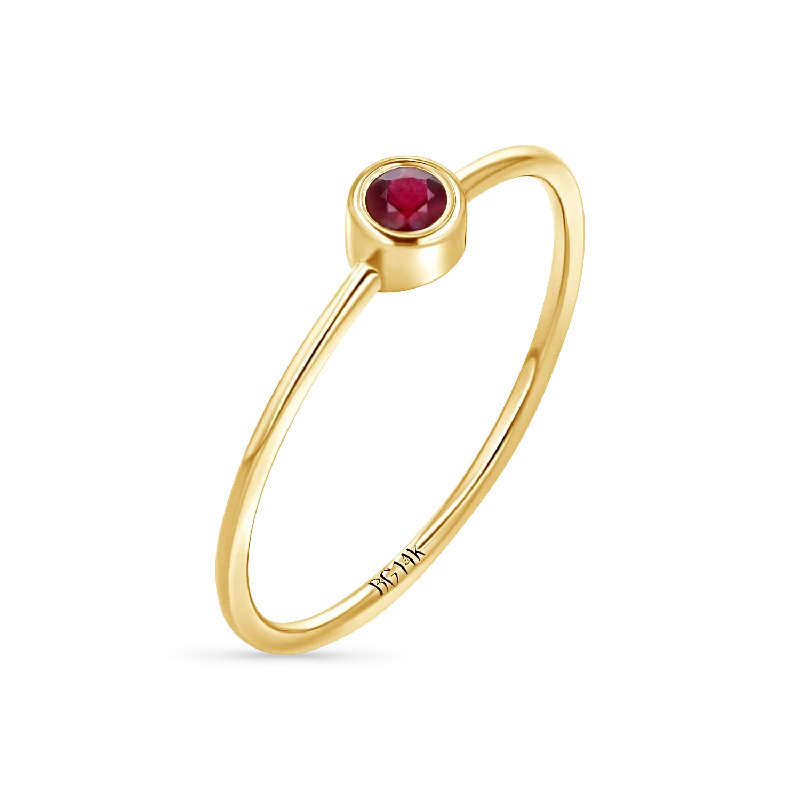 Your Dream Jewelry At Dream Prices – Shop Now Solitaire Bezel Ruby Ring