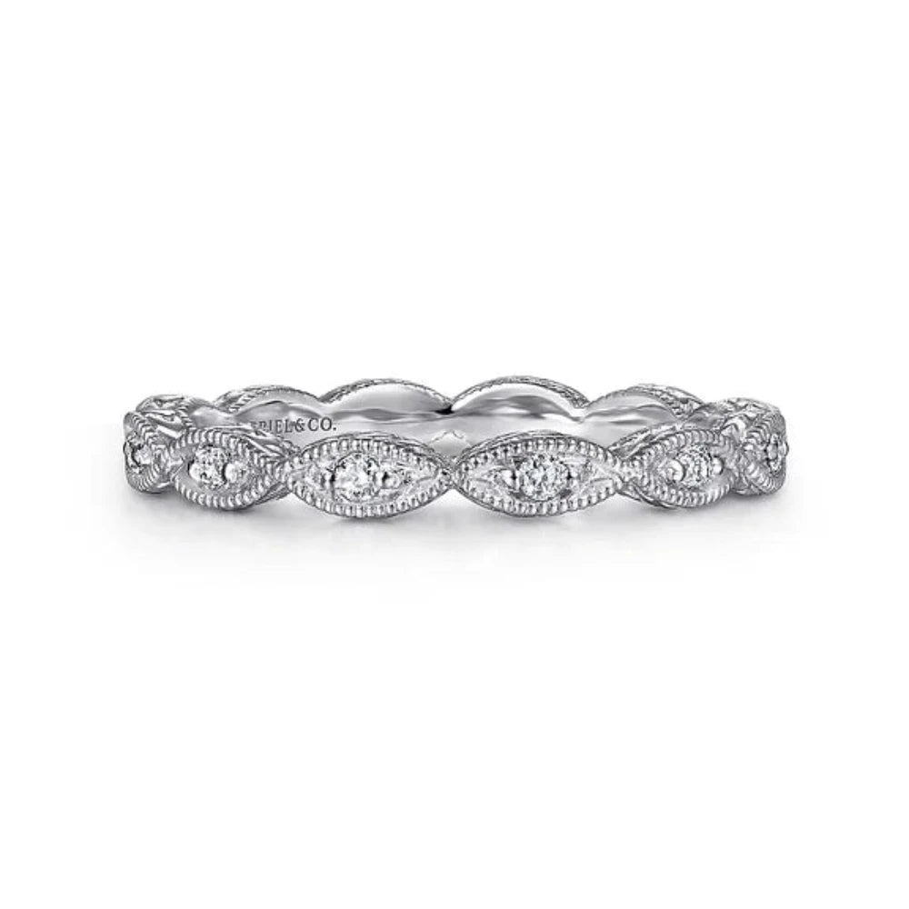 Timeless Jewelry Styles At Wallet-Friendly Prices 14K W Gold 0.10cttw Diamond Marquise Station Ring Timeless Jewelry Styles At Wallet-Friendly Prices 14K W Gold 0.10cttw Diamond Marquise Station Ring