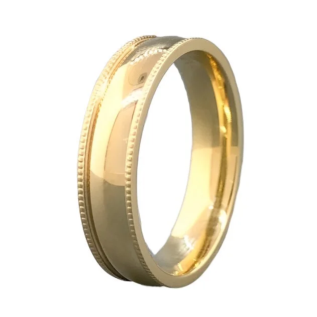 Special Jewelry Deals – Upgrade Your Collection 14K Y Gold 6mm Milgrain Edge Band 10 Special Jewelry Deals – Upgrade Your Collection 14K Y Gold 6mm Milgrain Edge Band 10