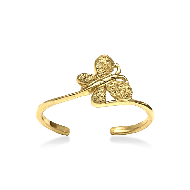 Buy More, Save More – Special Jewelry Discounts 14KT Yellow Gold Butterfly Toe Ring Buy More, Save More – Special Jewelry Discounts 14KT Yellow Gold Butterfly Toe Ring