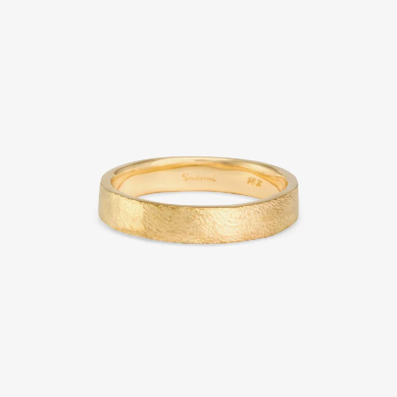 MR0117 | 4.2mm Square Gilded Band