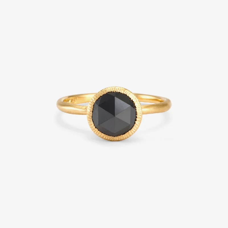 Fine Jewelry, Limited-Time Offers Available R3304BK | 8mm Black Diamond Rose-Cut Solitaire Ring Fine Jewelry, Limited-Time Offers Available R3304BK | 8mm Black Diamond Rose-Cut Solitaire Ring