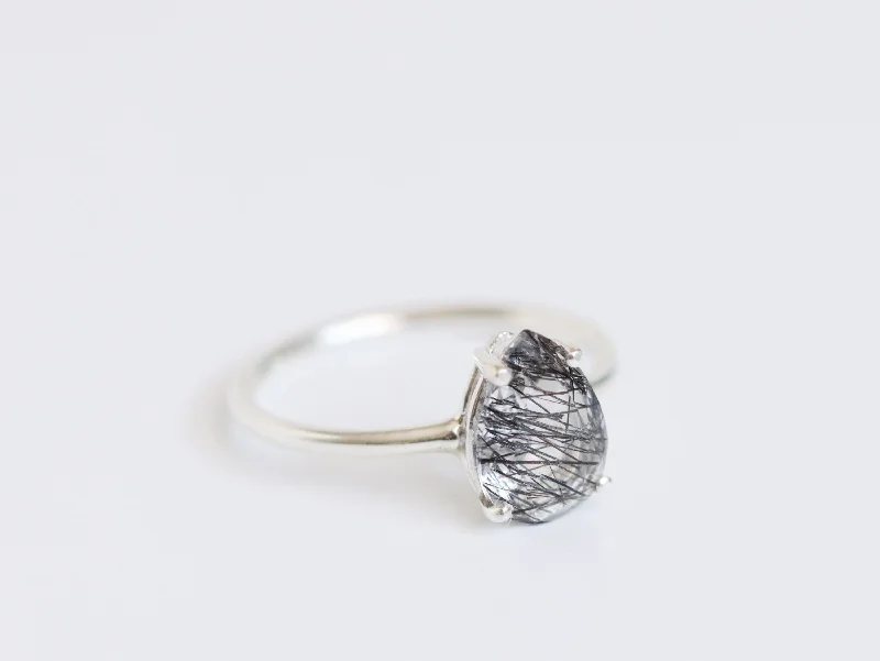 Affordable Glamour – Premium Jewelry For Less Black Rutilated Quartz Ring