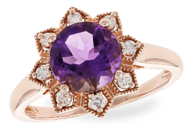 Allison Kaufman Amethyst Ring