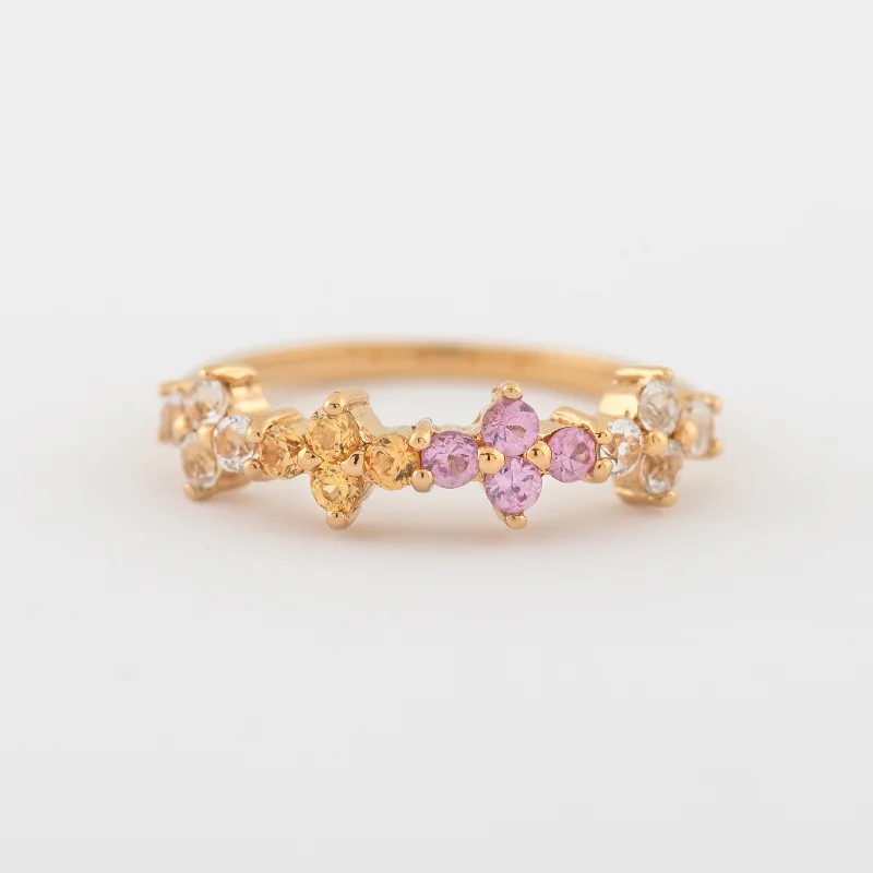 Best Jewelry Deals – Shop Premium Pieces At Great Prices Anastasia Pink and Yellow Sapphire Band