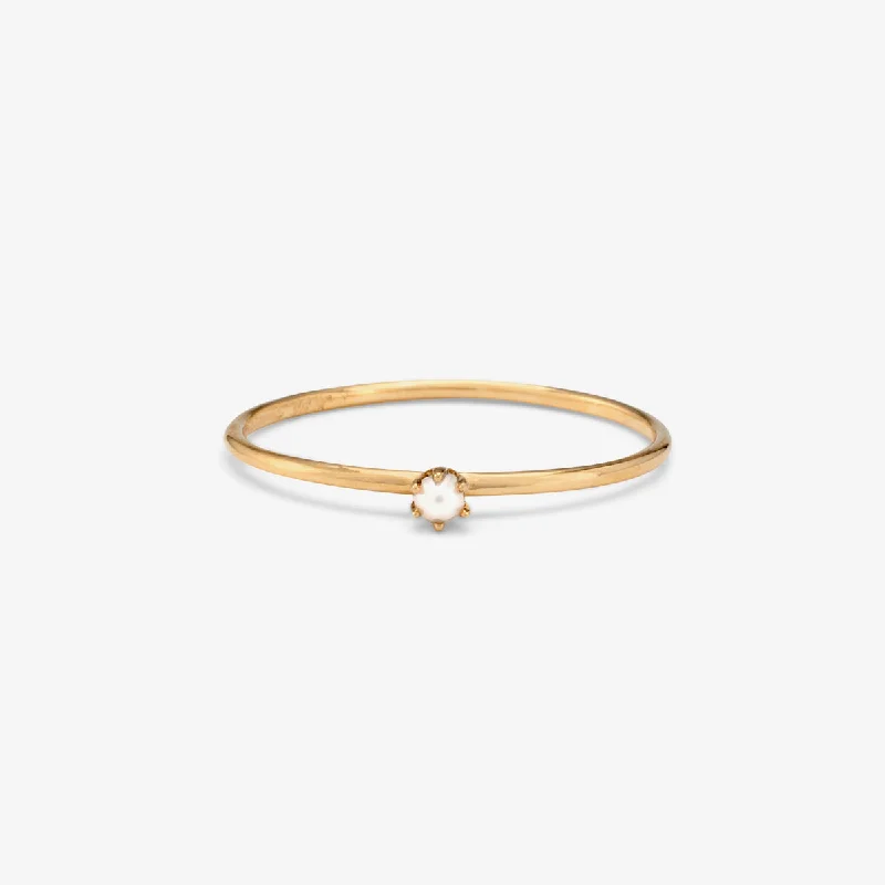 Affordable Luxury Jewelry For Every Occasion R1601P | Baby Pearl Ring