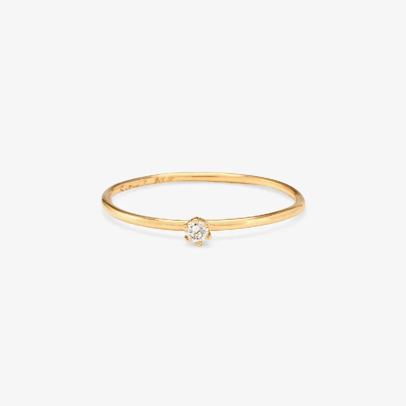 Shop Dazzling Jewelry At The Best Prices R1601W | Baby White Diamond Ring