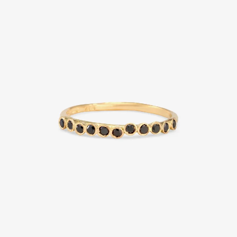 Jewelry Sale Bonanza – Grab Your Sparkle Now R1105BK | Black Diamond Raised Band