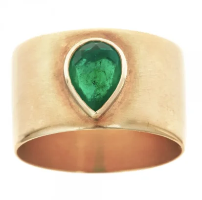 High-End Sparkle, Low-End Prices – Jewelry Sale Live Carine Band & Pear Rose Cut Emerald