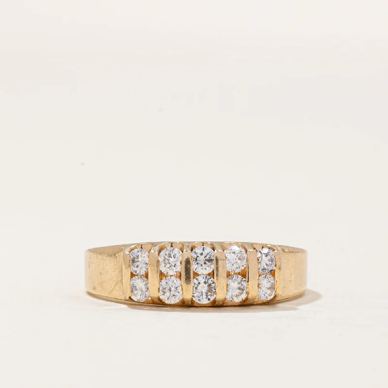 Handcrafted Beauty At Affordable Prices Channel Set Diamond Ring | 0.44ctw | SZ 5.75 | Handcrafted Beauty At Affordable Prices Channel Set Diamond Ring | 0.44ctw | SZ 5.75 |
