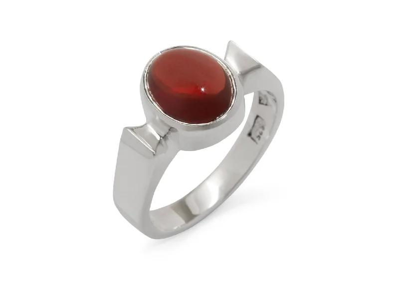 Flash Sale On Exquisite Jewelry – Don't Miss Out Classic Oval Cabochon Gemstone Ring, Sterling Silver