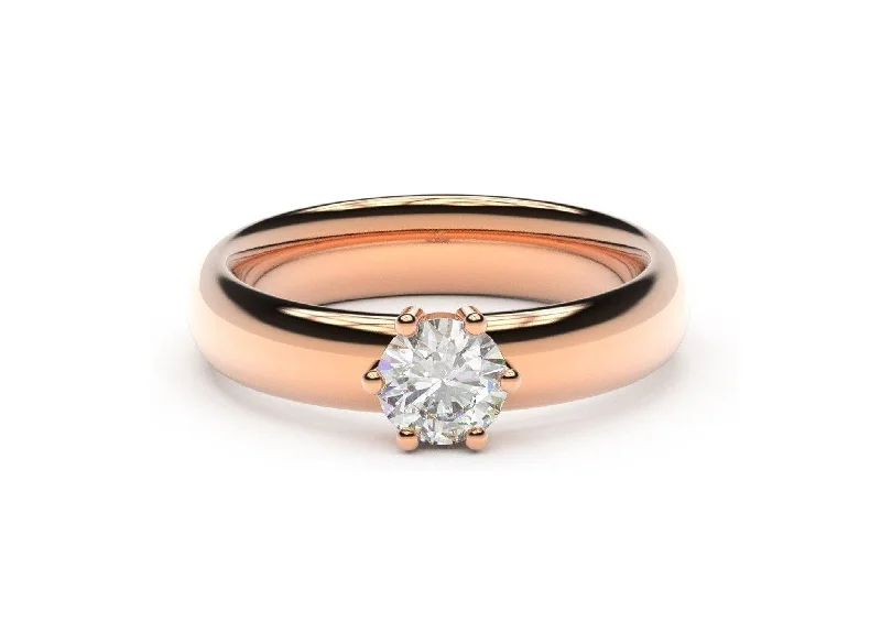 Elegant Necklaces And Bracelets At Limited-Time Offers Classic Engagement Ring, Red Gold