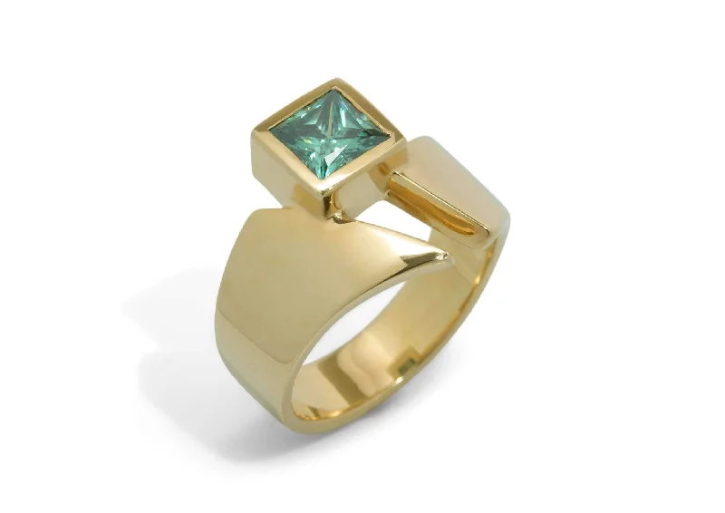Fine Jewelry, Limited-Time Offers Available Classic Princess Cut Gemstone Ring, Yellow Gold