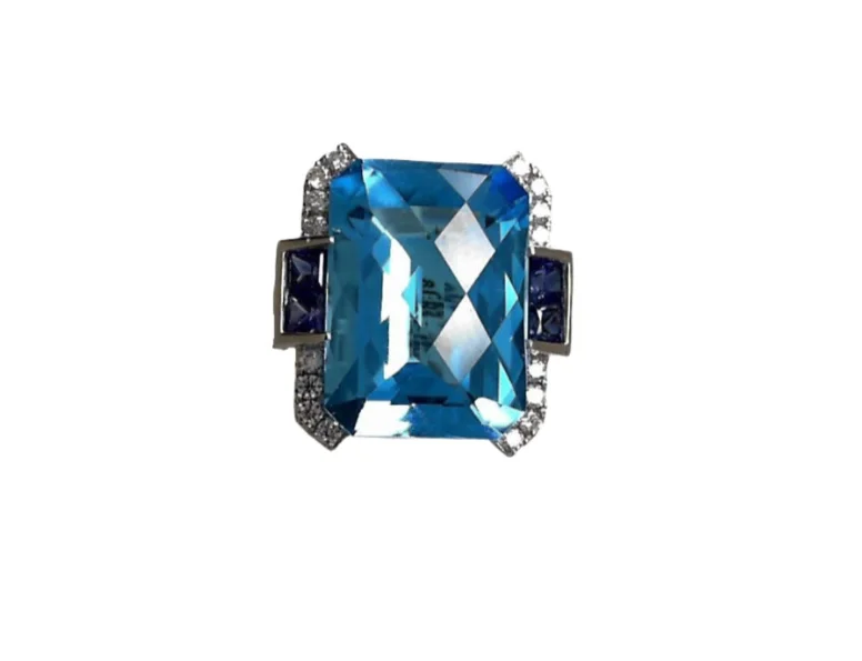 Timeless Elegance At Unbelievable Discounts Blue Topaz Ring