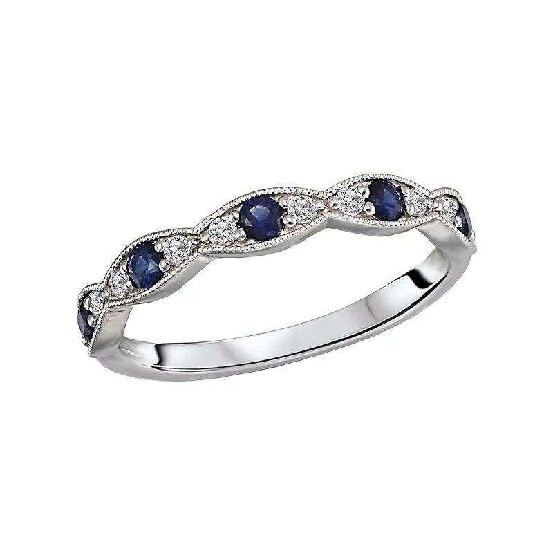 Flash Sale On Stunning Jewelry – Don't Miss Out Sapphire and Diamond Band