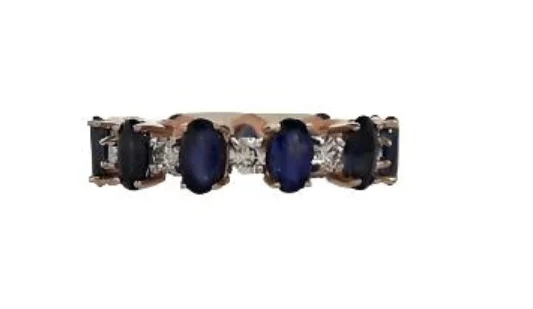 Trending Jewelry Styles Now At Limited-Time Discounts Sapphire and Diamond Band