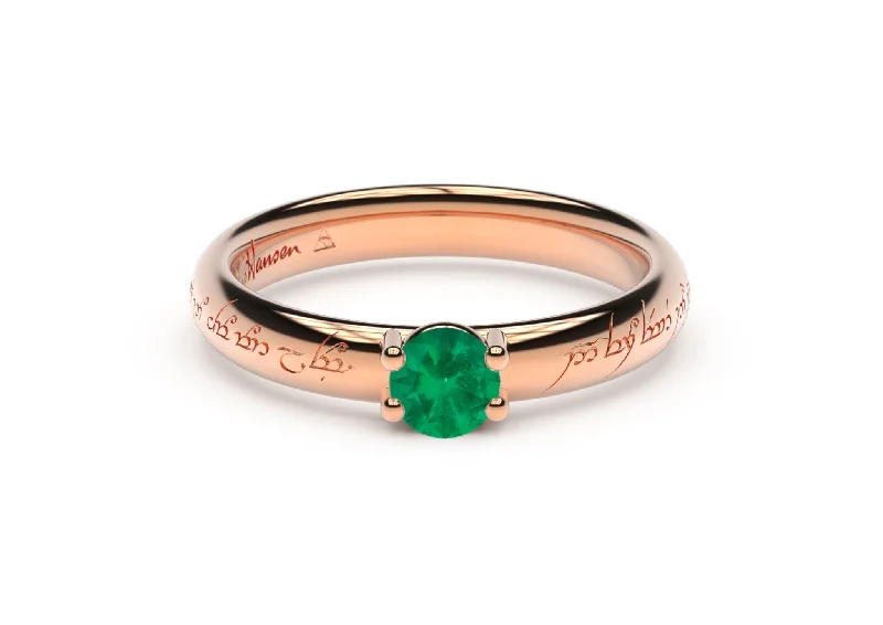 Exclusive Jewelry Sale – Limited-Time Discounts Contemporary Slim Elvish Precious Gemstone Engagement Ring, Red Gold Exclusive Jewelry Sale – Limited-Time Discounts Contemporary Slim Elvish Precious Gemstone Engagement Ring, Red Gold