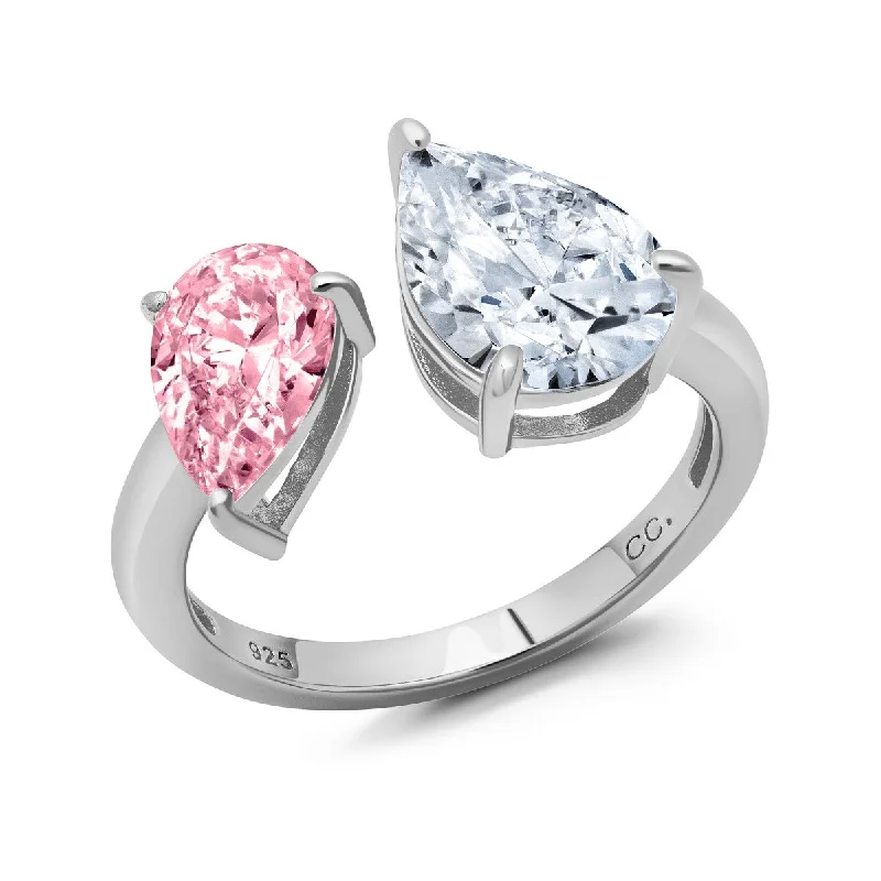 Bestselling Jewelry Now On Sale – Elevate Your Look Crislu Platinum Plated Sterling Silver Cubic Zirconia Ring