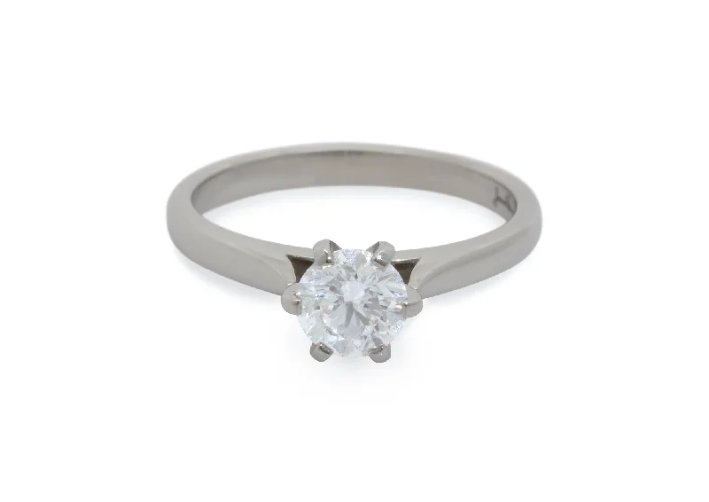 Flash Sale On Stunning Jewelry – Don't Miss Out Custom Diamond Cathedral Set Engagement Ring, Platinum
