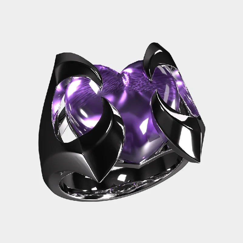 High-End Jewelry, Now More Affordable Than Ever Damon - Purple Ring