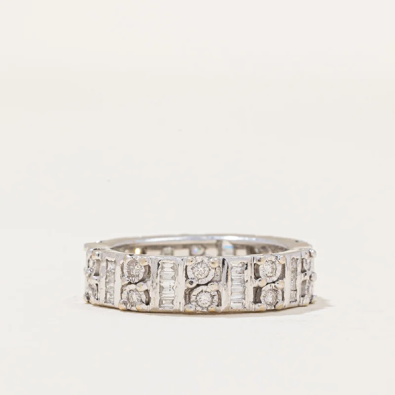 Timeless Elegance At Unbelievable Discounts Diamond Eternity Ring | 0.59ctw | SZ 6 | Timeless Elegance At Unbelievable Discounts Diamond Eternity Ring | 0.59ctw | SZ 6 |