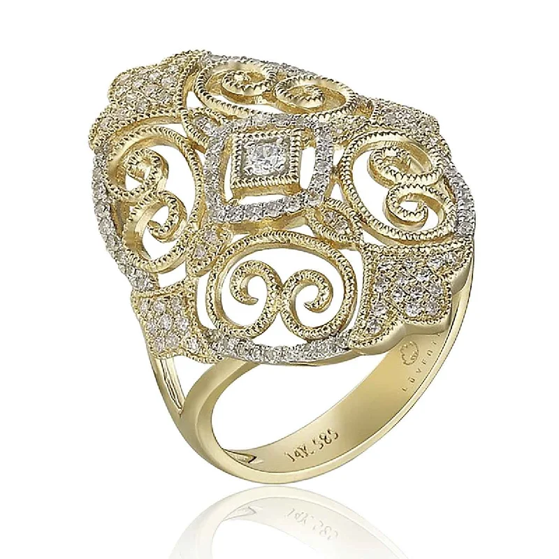 Unique Jewelry For Less – Shop The Sale Now Diamond Filigree Ring
