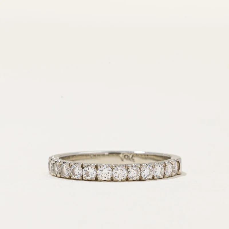 Exclusive Gemstone Jewelry At Special Prices Diamond Half Eternity Ring | 0.49ctw | SZ 4.5 | Exclusive Gemstone Jewelry At Special Prices Diamond Half Eternity Ring | 0.49ctw | SZ 4.5 |