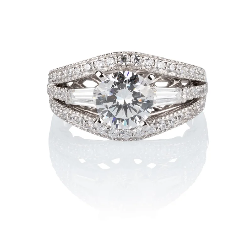 Make Every Moment Shine – Jewelry Discounts Available Dress ring with 2.4 carats* of diamond simulants in 10 carat white gold Make Every Moment Shine – Jewelry Discounts Available Dress ring with 2.4 carats* of diamond simulants in 10 carat white gold