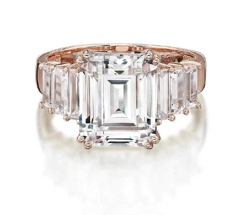 Unmissable Jewelry Sale – Shop Before It's Too Late Dress ring with 6.97 carats* of diamond simulants in 10 carat rose gold Unmissable Jewelry Sale – Shop Before It's Too Late Dress ring with 6.97 carats* of diamond simulants in 10 carat rose gold