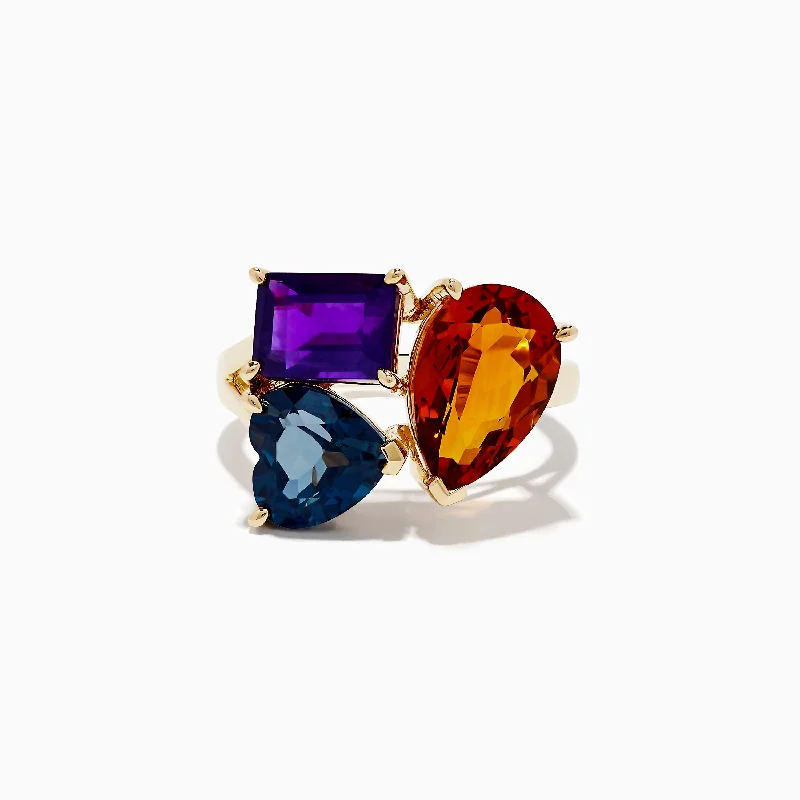 Elegant Jewelry, Exclusive Prices – Shop Now 14K Yellow Gold Amethyst, London Blue Topanz and Citrine Ring Elegant Jewelry, Exclusive Prices – Shop Now 14K Yellow Gold Amethyst, London Blue Topanz and Citrine Ring