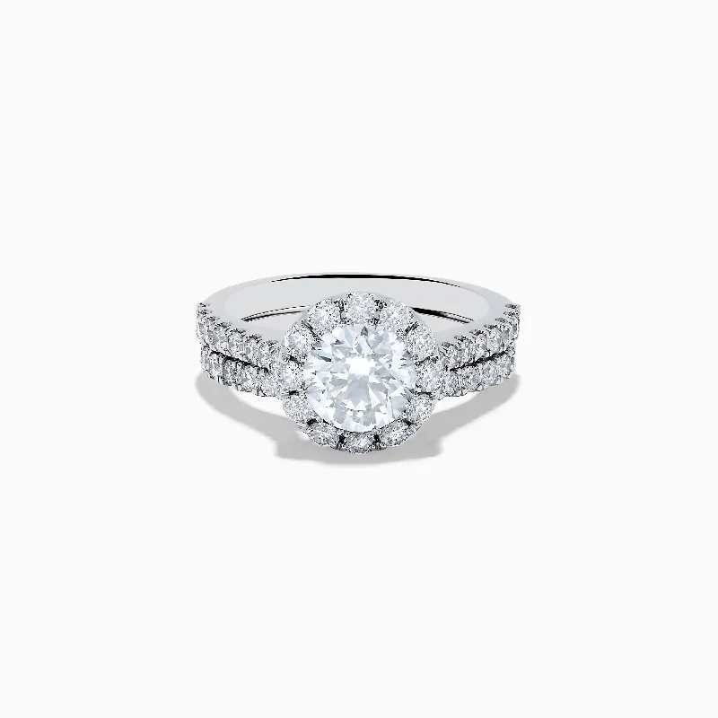 Grab Stylish Jewelry Before The Sale Ends Reverie 14K White Gold Lab Grown Diamond Ring and Band Set Grab Stylish Jewelry Before The Sale Ends Reverie 14K White Gold Lab Grown Diamond Ring and Band Set
