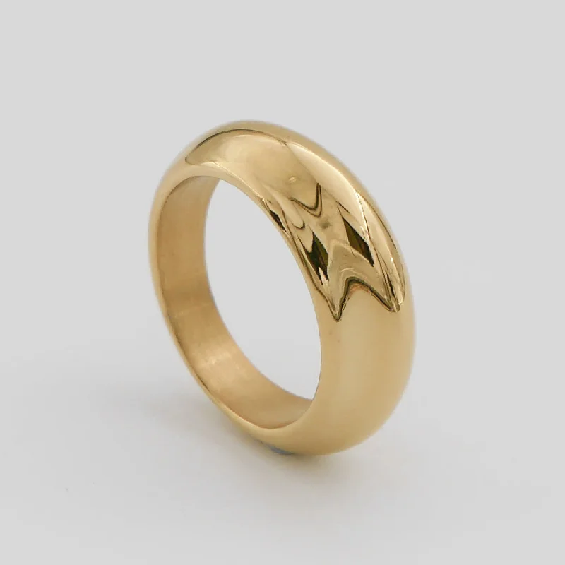 Dainty Floral Jewelry For Feminine Elegance Elena Dome Ring