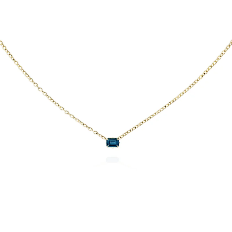 Luxury Jewelry At Unbeatable Discounts Eloise Necklace blue topaz
