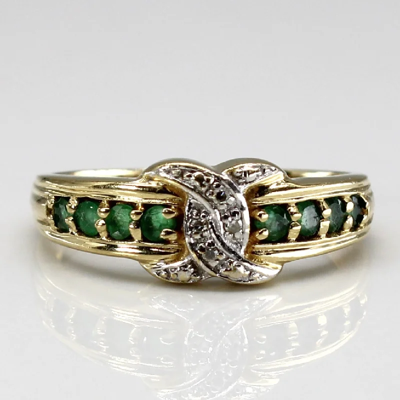 Exclusive Online Discounts On Stylish Jewelry Emerald & Diamond Gold Ring | 0.24ctw | 0.02ctw | SZ 7 | Exclusive Online Discounts On Stylish Jewelry Emerald & Diamond Gold Ring | 0.24ctw | 0.02ctw | SZ 7 |