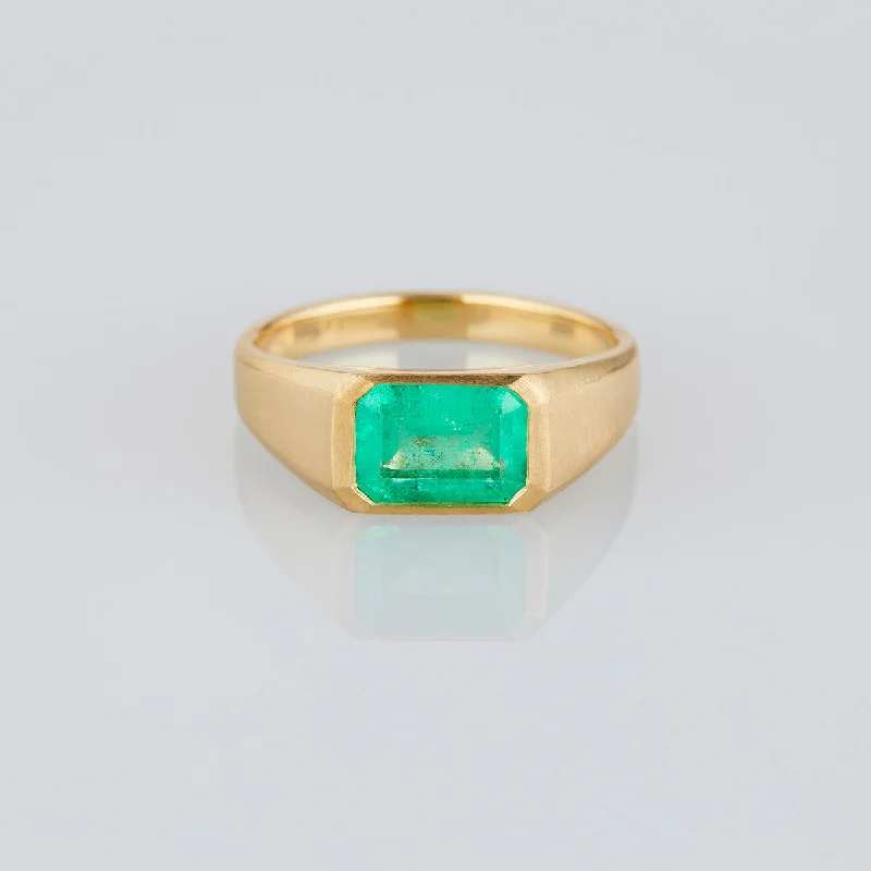 Stunning Jewelry At Even More Stunning Prices ER29-OOAK | 0.99 Carat One-of-a-Kind Emerald Ring