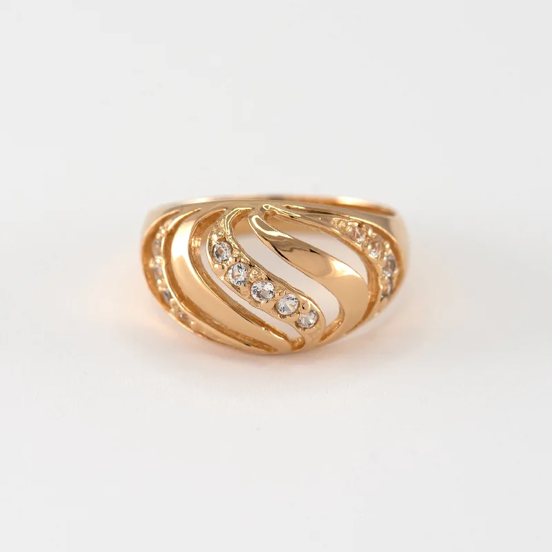 Grab Your Favorite Jewelry At The Lowest Prices Farah White Topaz Band