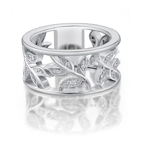 Buy More, Save More On Stunning Jewelry Pieces Floral Ring in White Gold