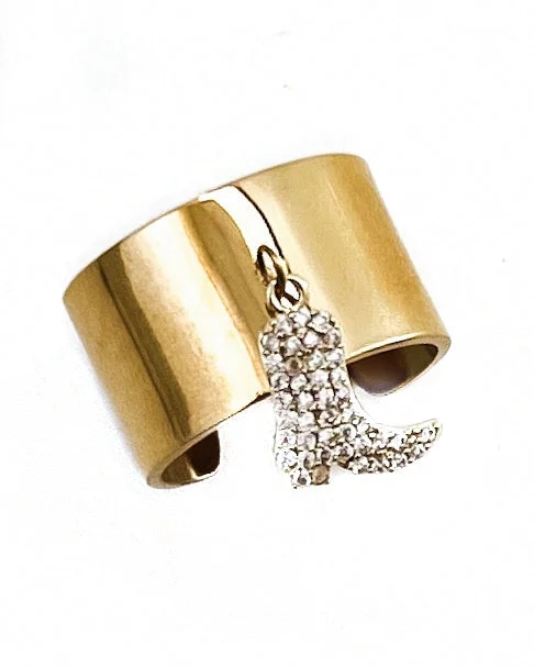 Fashion-Forward Jewelry At Incredible Prices Howdy Boot Charm Ring