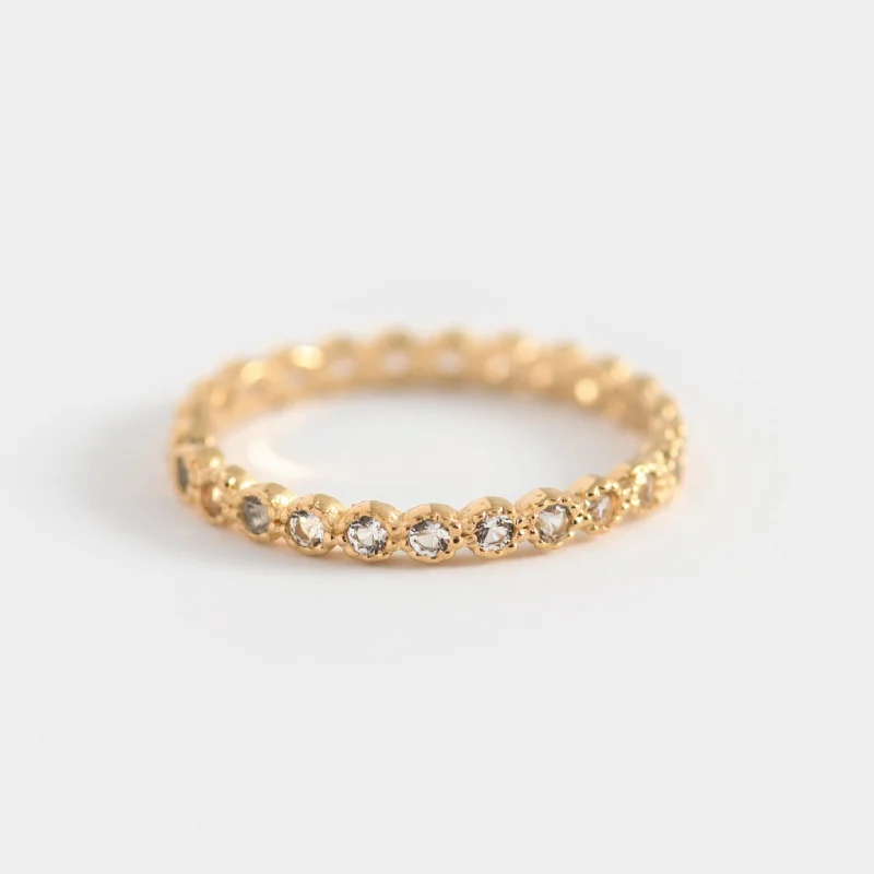 Classic And Modern Jewelry Styles On Sale Liana White Topaz Band