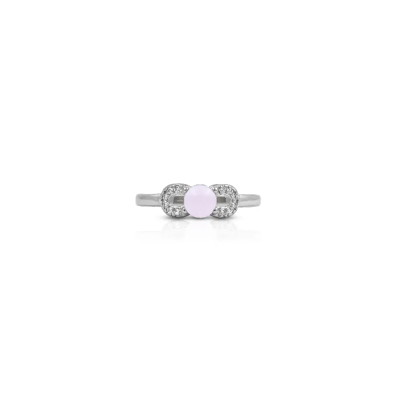 Jewelry Flash Sale – Stylish Designs At Unbeatable Rates Light Pink Stone Infinity Design Silver Ring Jewelry Flash Sale – Stylish Designs At Unbeatable Rates Light Pink Stone Infinity Design Silver Ring