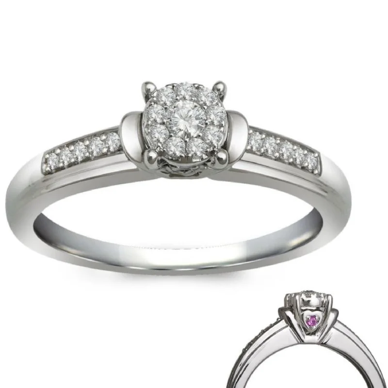 Special Jewelry Deals – Upgrade Your Collection LoveSong 1/6 CTW Diamond Promise Ring in 10KT White Gold