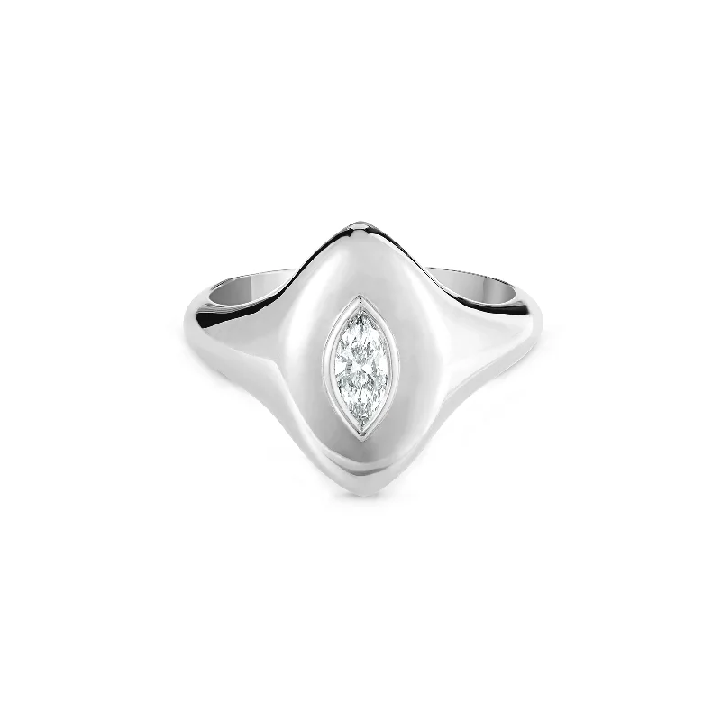 Exclusive Jewelry Sale – Sparkle For Less Marquise Pinky Ring