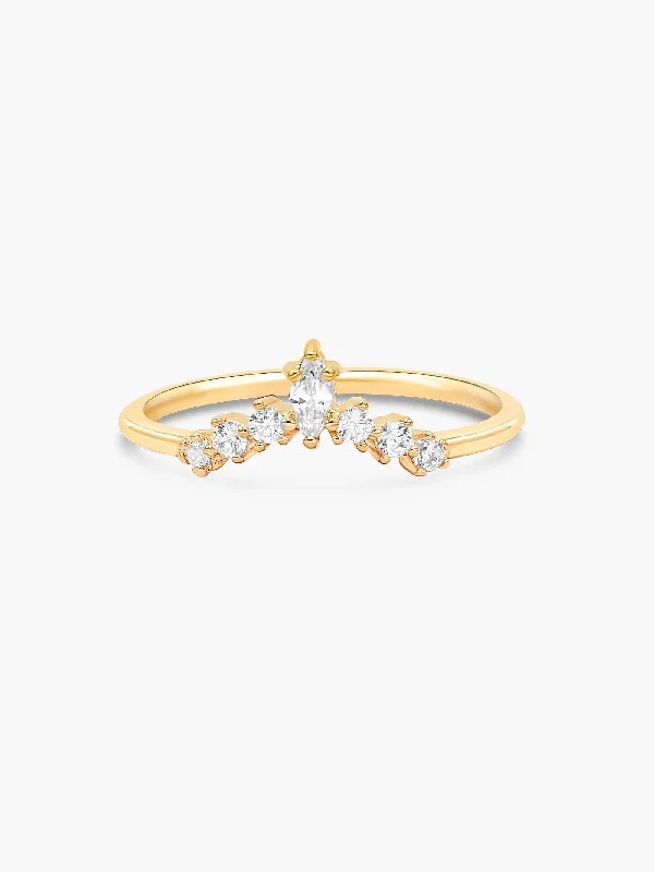 Shop Fine Jewelry With Exclusive Savings Marquise V Ring