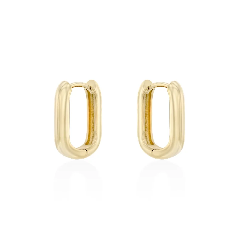 Eco-Friendly Sustainable Jewelry For Conscious Buyers Mini Ava gold hoop earring