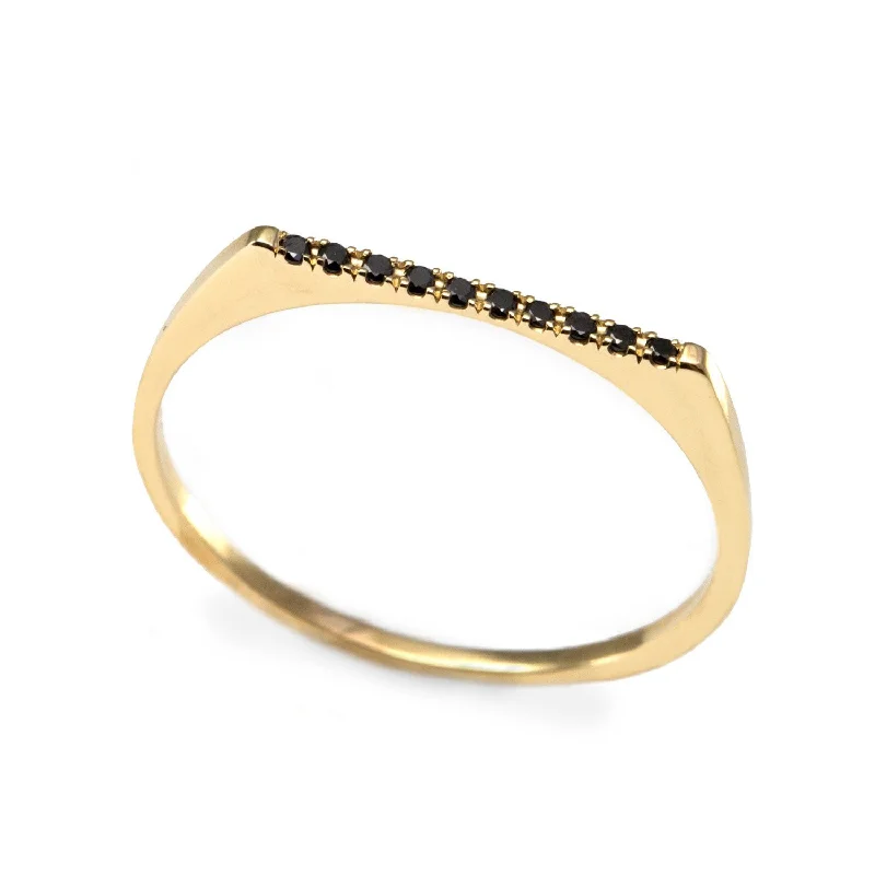 Flash Jewelry Sale – Get Stunning Pieces At Low Prices Miranda Encrusted Gold Ring Black Diamonds Flash Jewelry Sale – Get Stunning Pieces At Low Prices Miranda Encrusted Gold Ring Black Diamonds